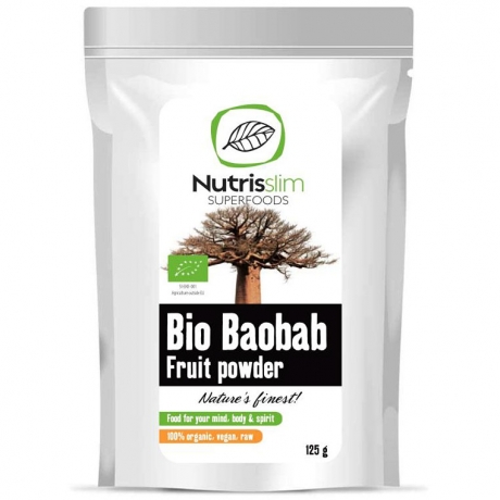 Pudra de fruct de baobab organica 125 g - Nutrisslim Superfoods